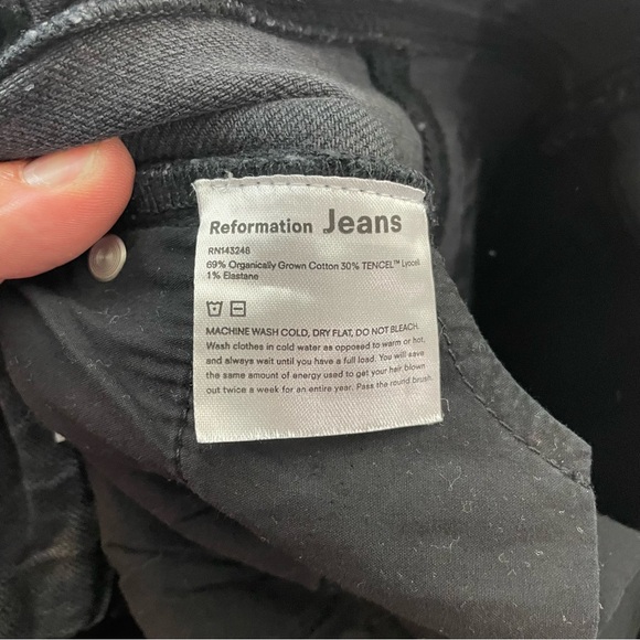 Reformation Women's High Rise Denim Jeans Size 28 - Picture 5 of 8